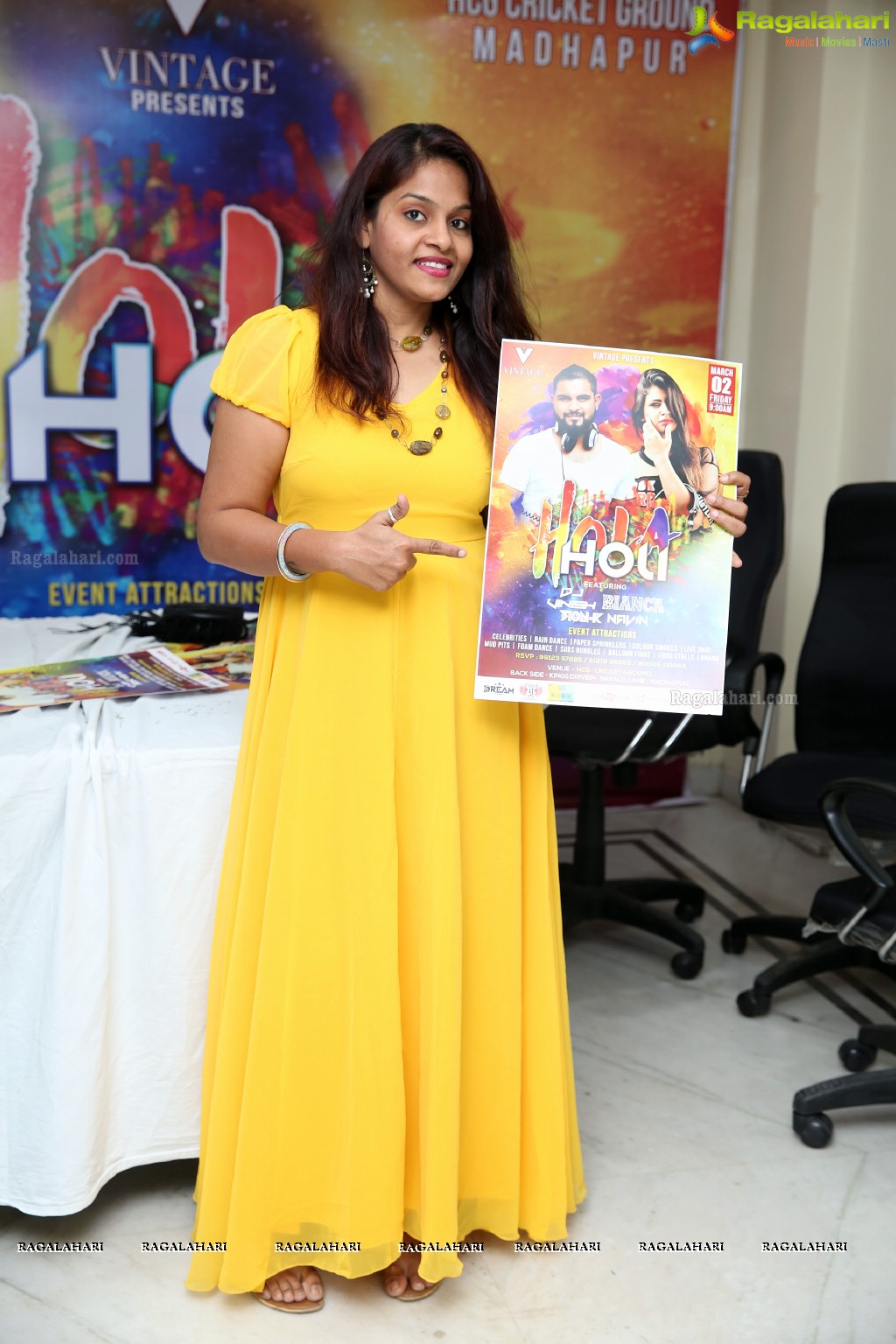 Hola Hola Event Poster Launch at Horizon Residency, Madhapur
