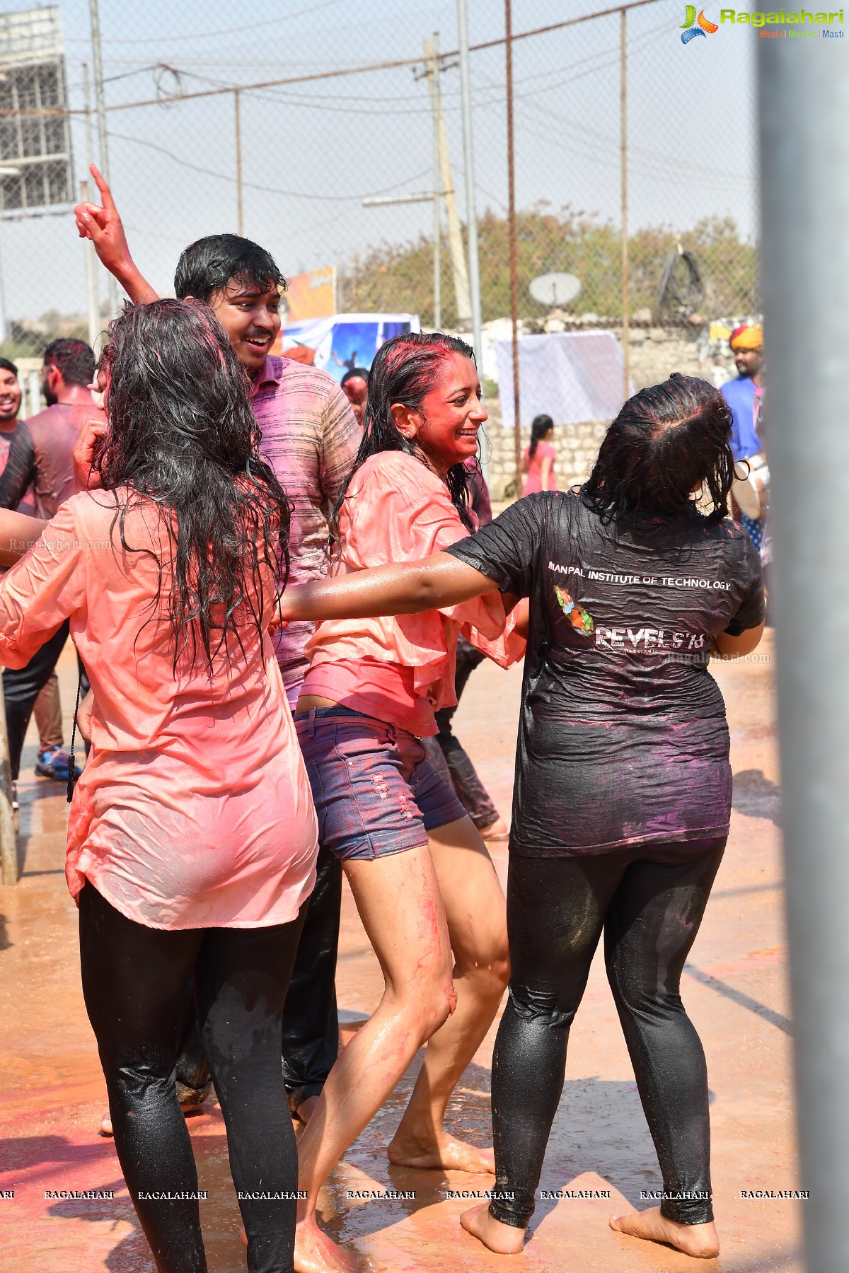 Holi Bash 2018 at Cyber Sports Center, Madhapur