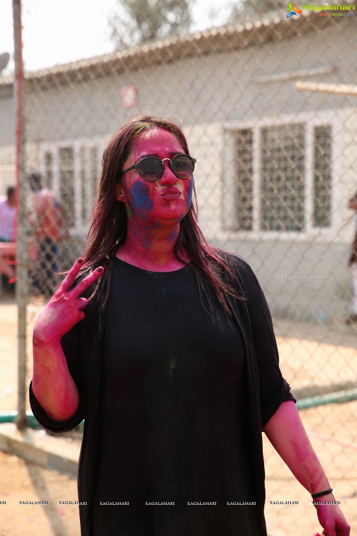 Holi Bash 2018 at Cyber Sports Center, Madhapur