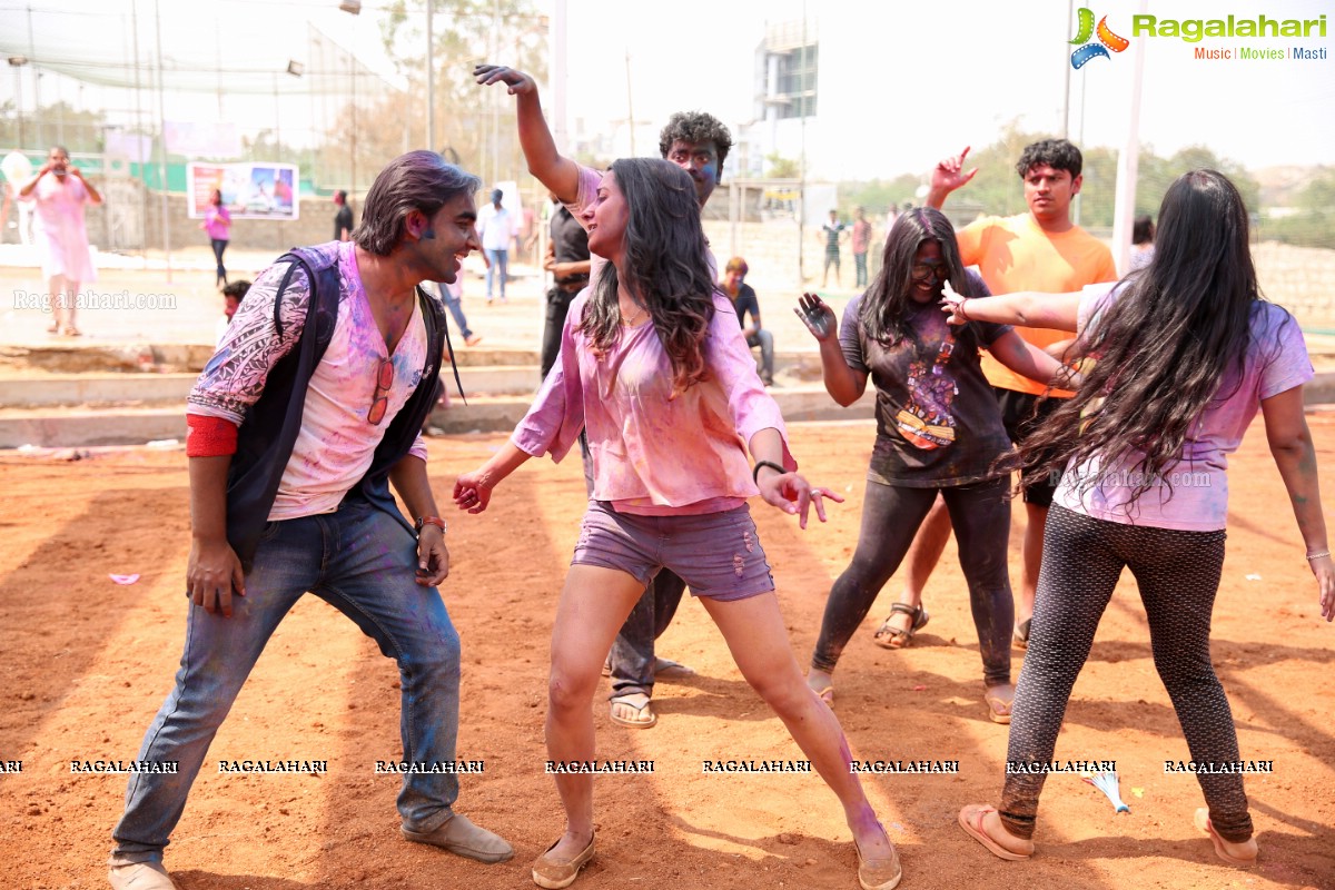 Holi Bash 2018 at Cyber Sports Center, Madhapur