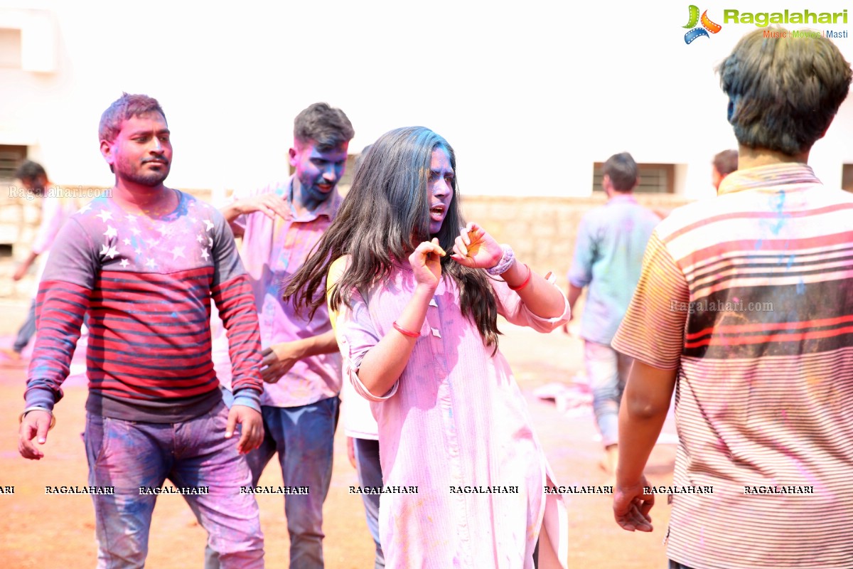 Holi Bash 2018 at Cyber Sports Center, Madhapur