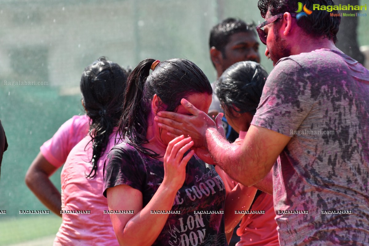 Holi Bash 2018 at Cyber Sports Center, Madhapur