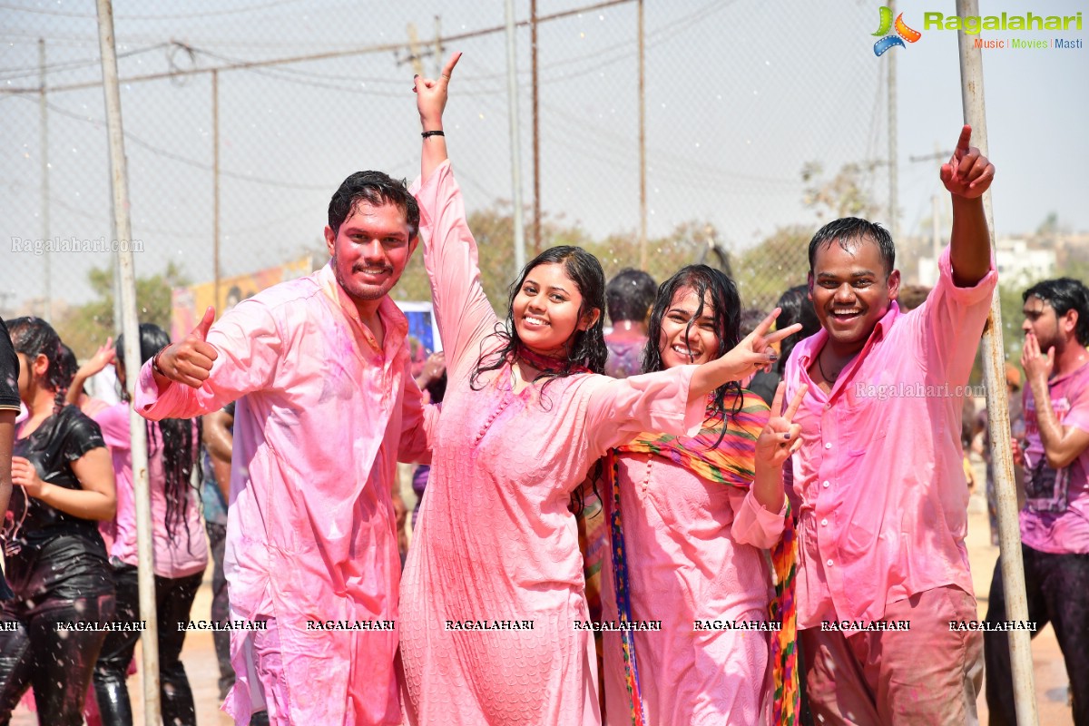 Holi Bash 2018 at Cyber Sports Center, Madhapur