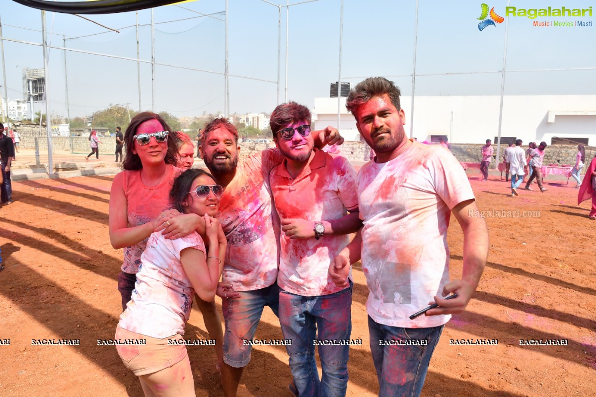 Holi Bash 2018 at Cyber Sports Center, Madhapur