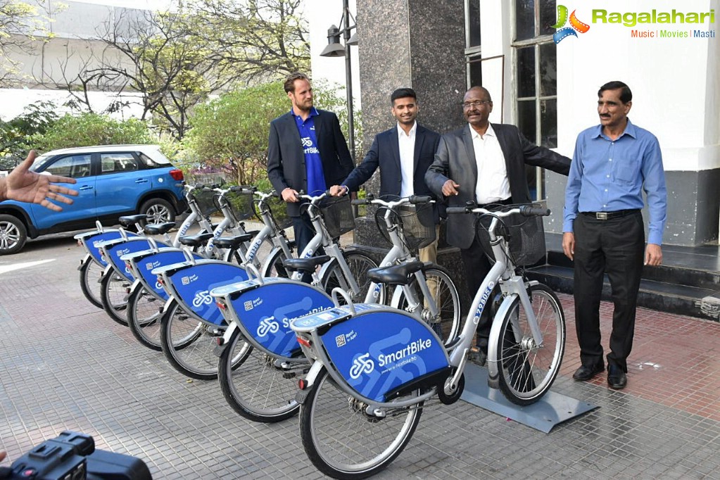 Press Conference by Hyderabad Bicycling Club & Smartbike Mobility Ltd at The Manohar