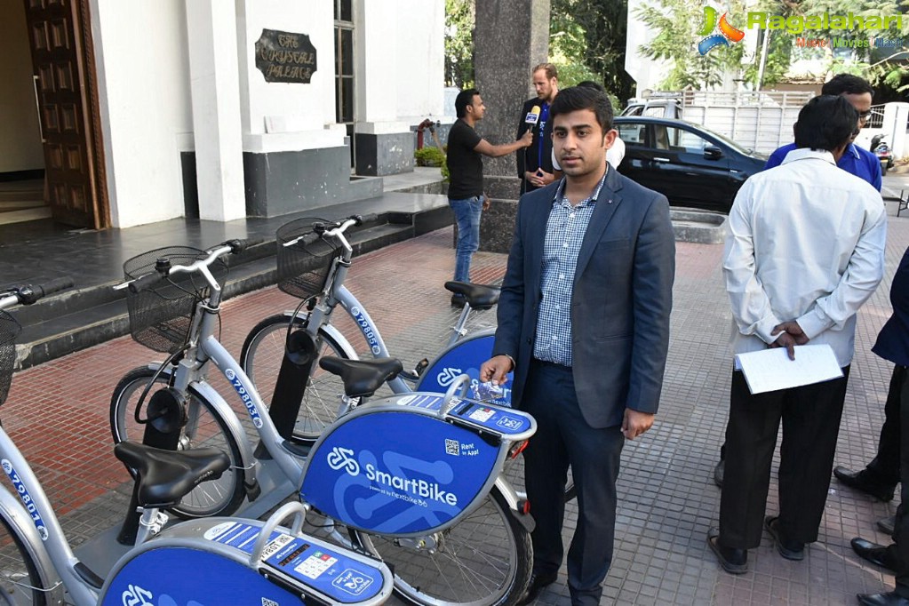 Press Conference by Hyderabad Bicycling Club & Smartbike Mobility Ltd at The Manohar