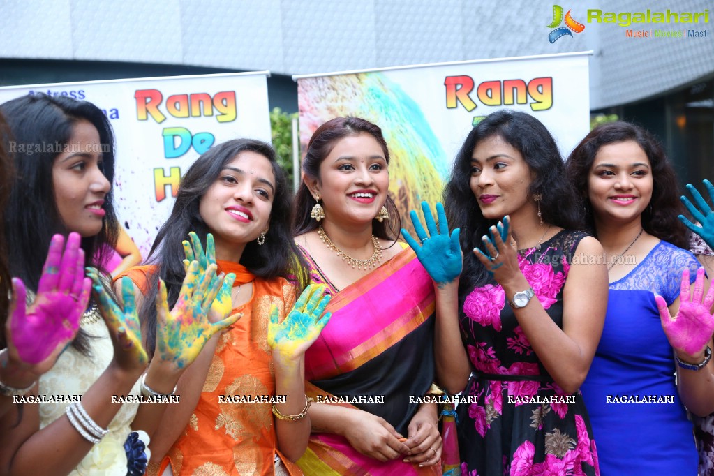 INA Events Rang De Holi Festival 2018 Poster Launch at The Park