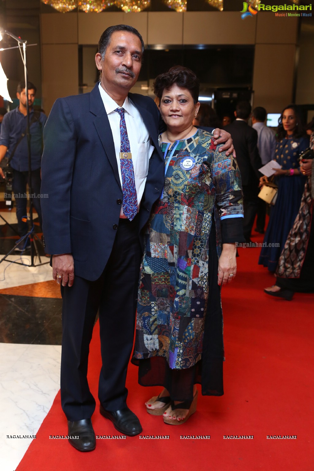 Informal Interaction with the organizers and Star Cast of the Play 'Last Over' by Rotary Sunrise Service Trust at Hotel Marriott Convention, Hyderabad