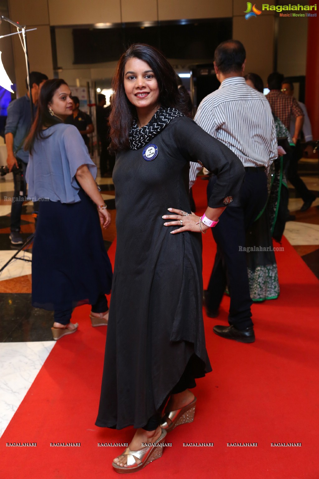 Informal Interaction with the organizers and Star Cast of the Play 'Last Over' by Rotary Sunrise Service Trust at Hotel Marriott Convention, Hyderabad