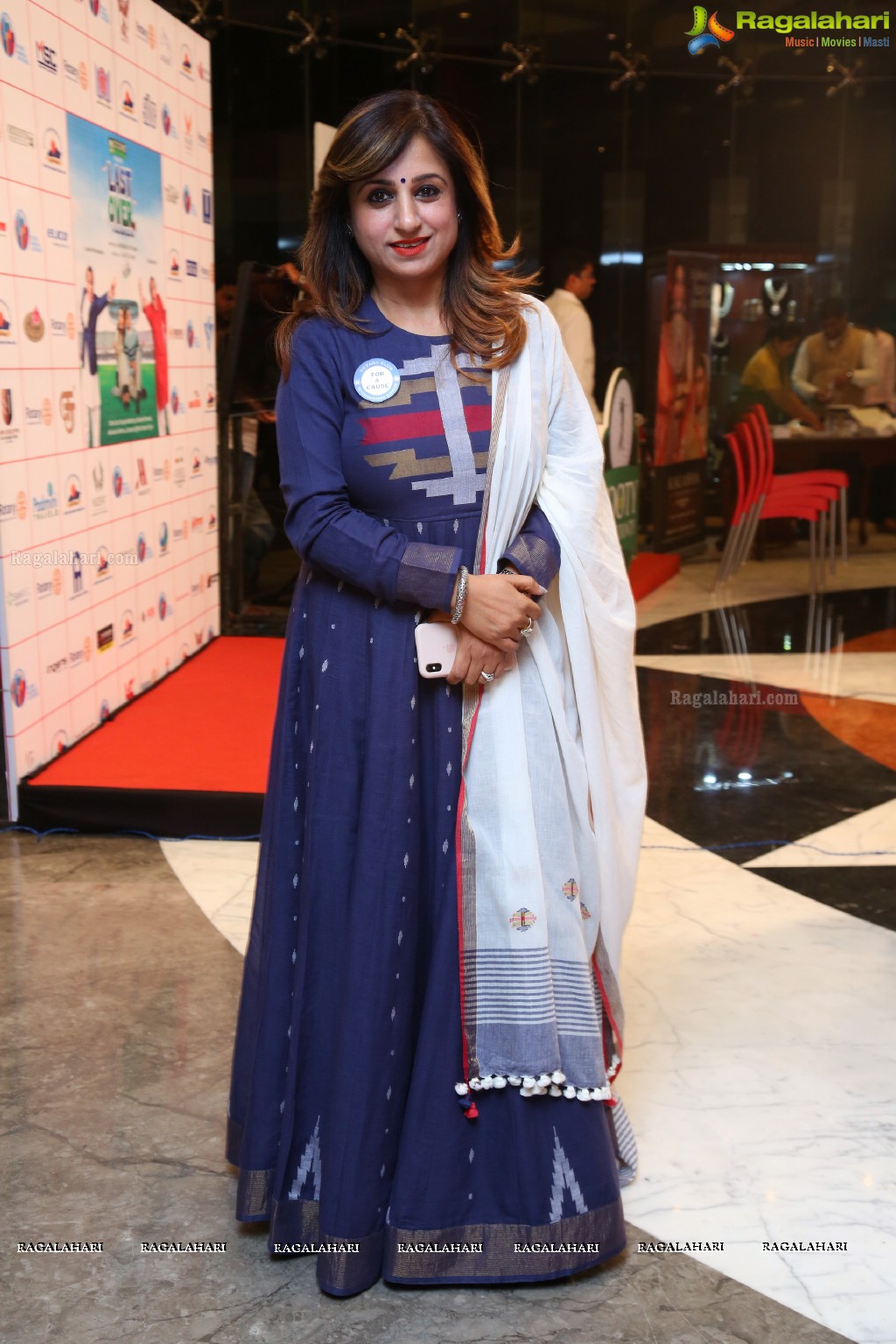 Informal Interaction with the organizers and Star Cast of the Play 'Last Over' by Rotary Sunrise Service Trust at Hotel Marriott Convention, Hyderabad