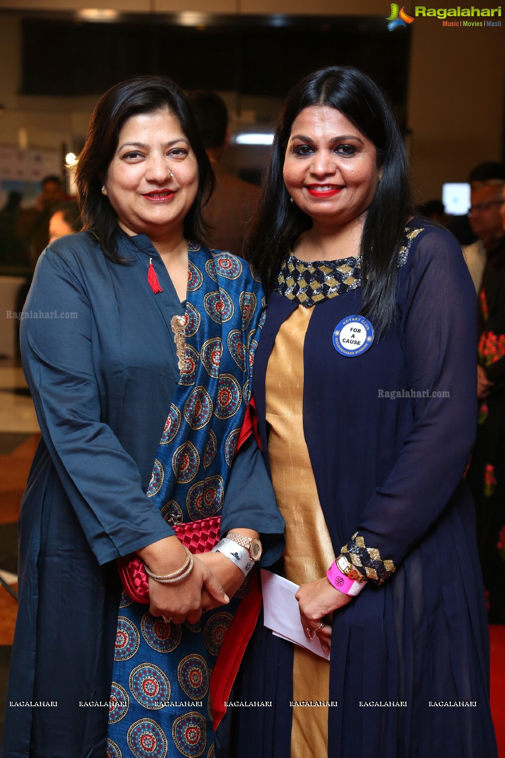 Informal Interaction with the organizers and Star Cast of the Play 'Last Over' by Rotary Sunrise Service Trust at Hotel Marriott Convention, Hyderabad