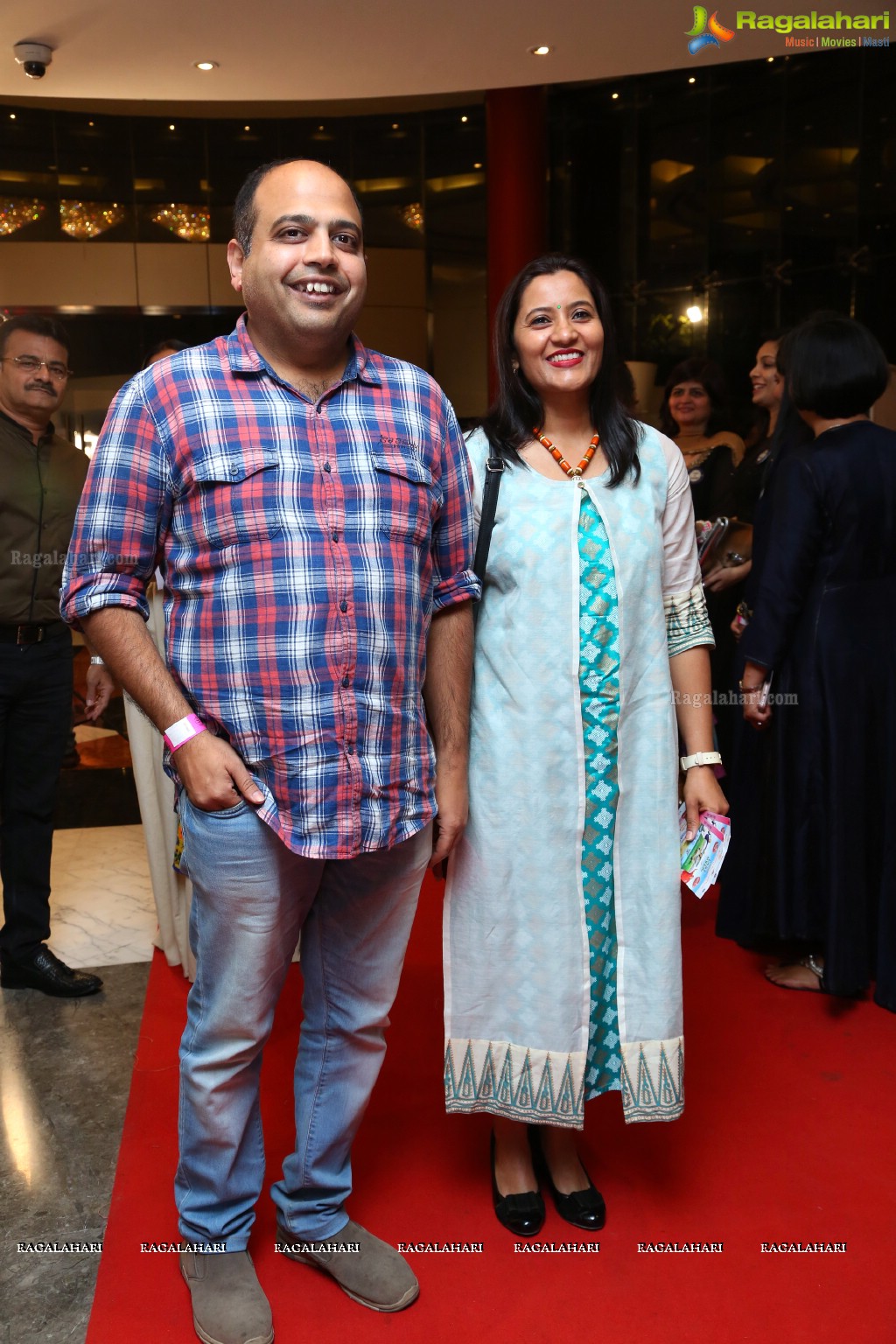 Informal Interaction with the organizers and Star Cast of the Play 'Last Over' by Rotary Sunrise Service Trust at Hotel Marriott Convention, Hyderabad