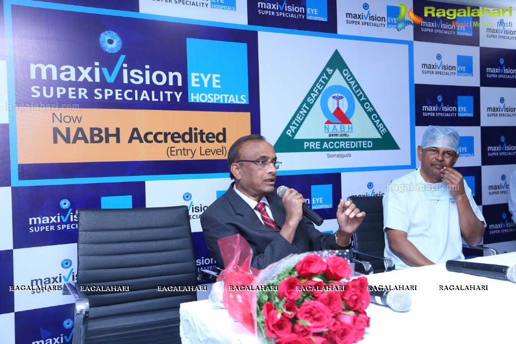 Announcement of NABH (Entry Level) Recognition by MaxiVision Eye Hospitals