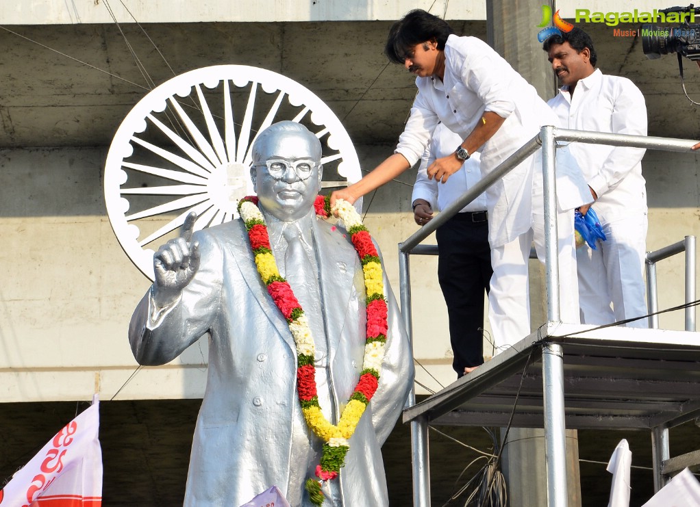 Pawan Kalyan pays tribute to Ambedkar