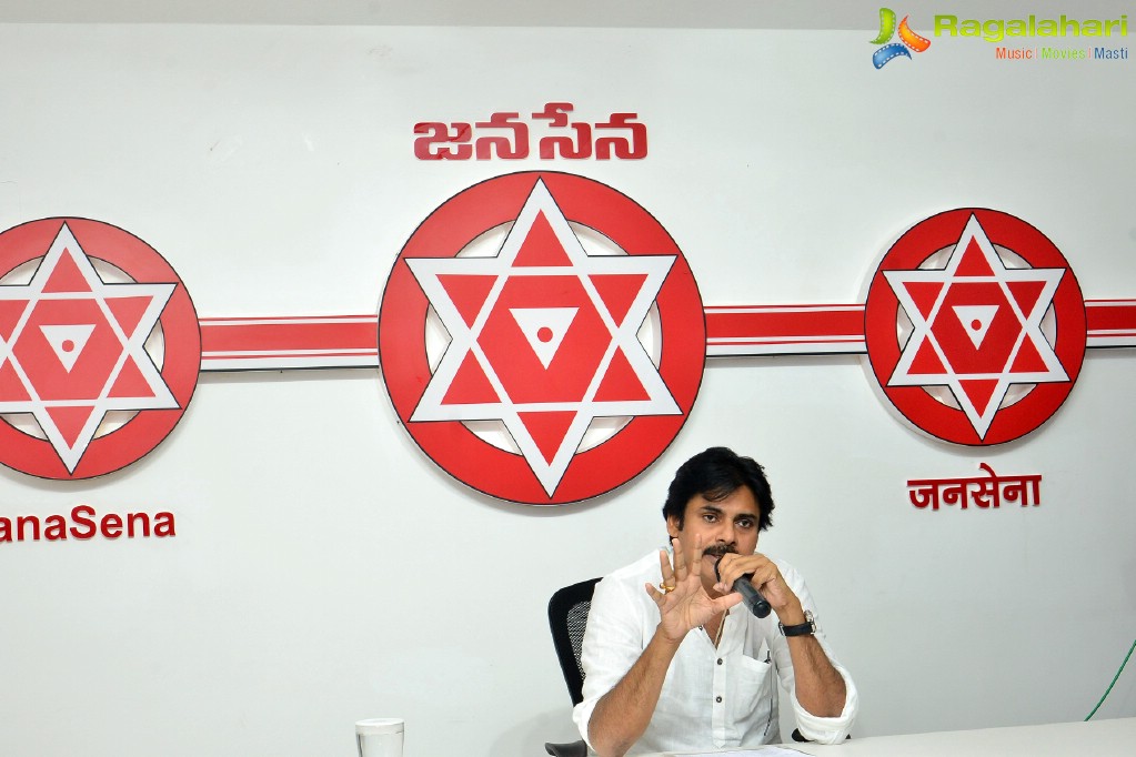 Pawan Kalyan Press Meet over YS Jagan Challenge