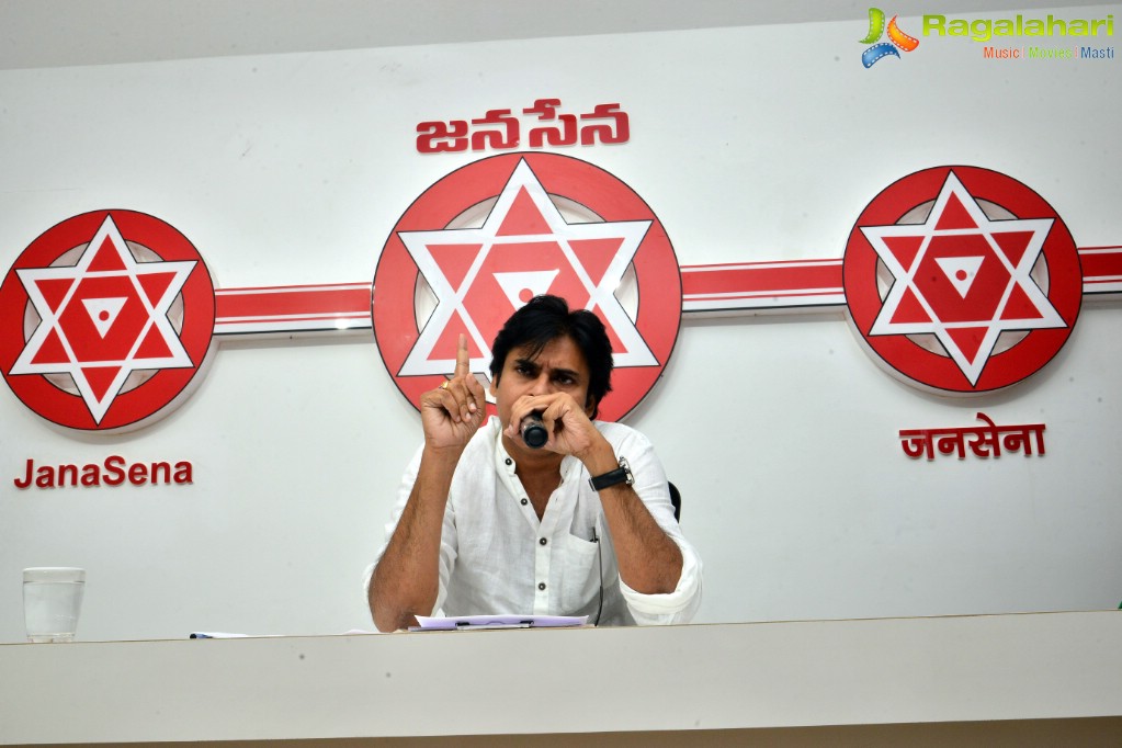 Pawan Kalyan Press Meet over YS Jagan Challenge