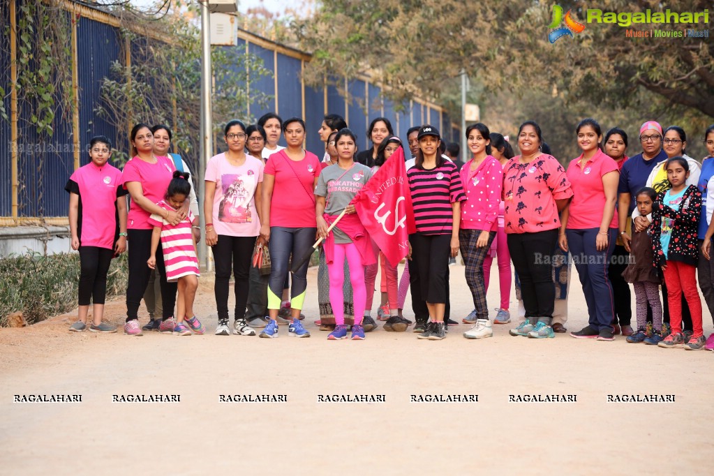 Thalli Biddala Run by Colors Pinkathon Hyderabad at KBR Park, Jubilee Hills