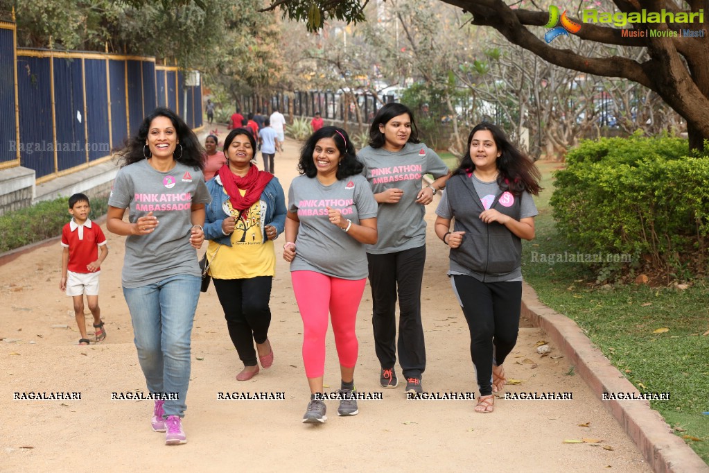 Thalli Biddala Run by Colors Pinkathon Hyderabad at KBR Park, Jubilee Hills