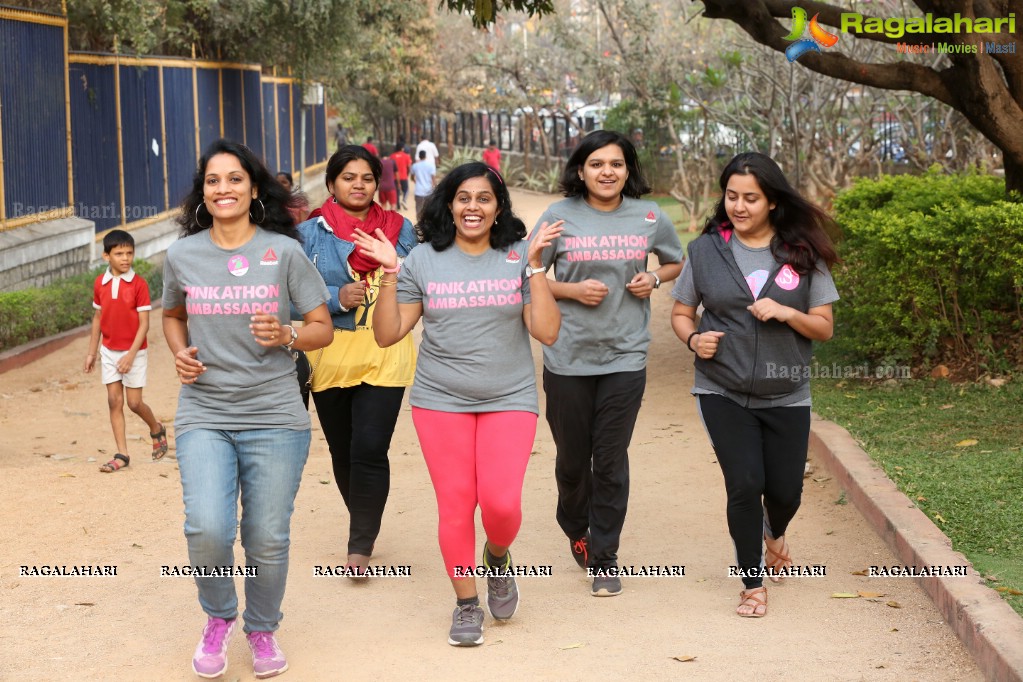 Thalli Biddala Run by Colors Pinkathon Hyderabad at KBR Park, Jubilee Hills