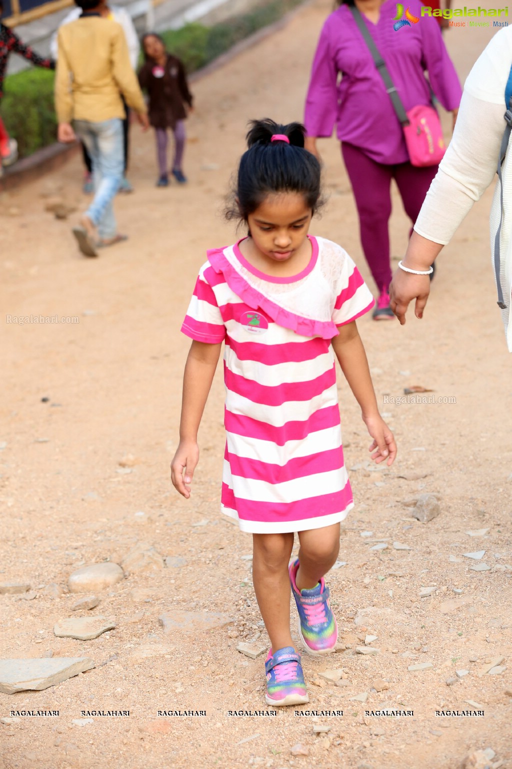 Thalli Biddala Run by Colors Pinkathon Hyderabad at KBR Park, Jubilee Hills