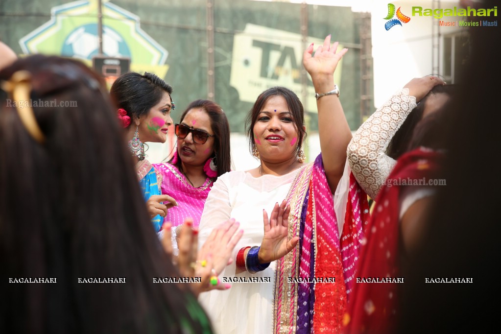 Queens Lounge Pre-Holi Bash by Sneha Chowdary at TAG - The American Grill