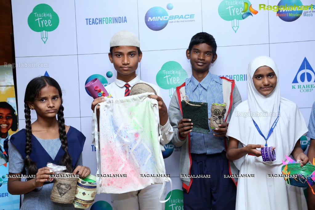 K Raheja Corp. Press Meet on Teaching Tree Carnival - CSR Initiative at Raheja Mindspace, Hitech City, Hyderabad