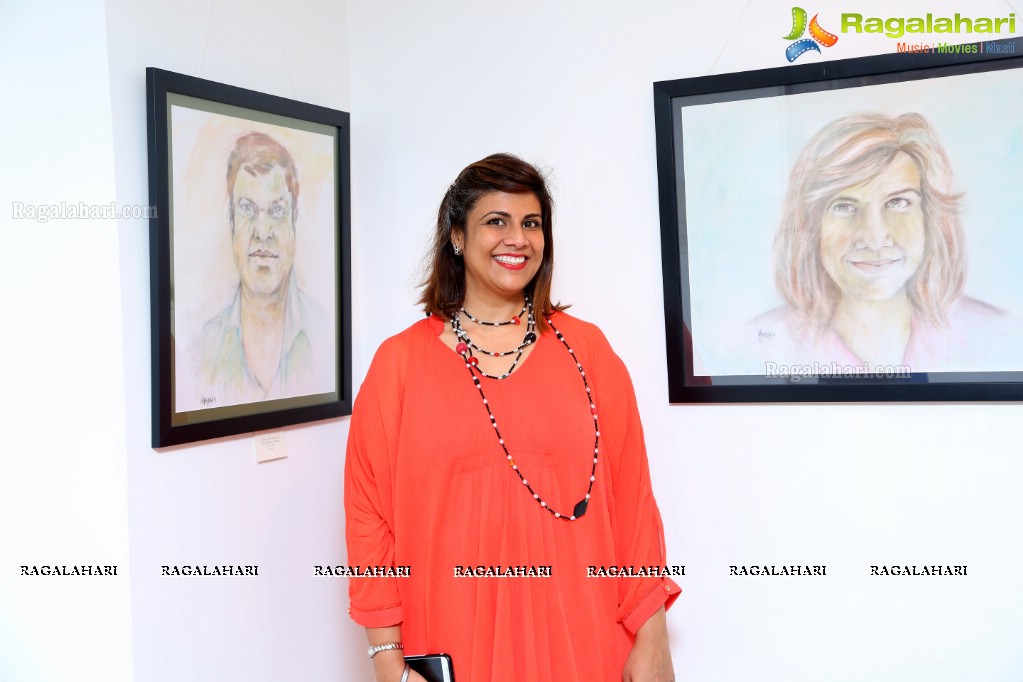 Art Exhibition by Shaun Liam Heffernan and his students at Shrishti Art Gallery