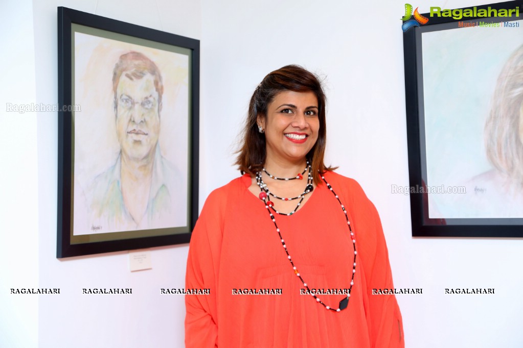 Art Exhibition by Shaun Liam Heffernan and his students at Shrishti Art Gallery