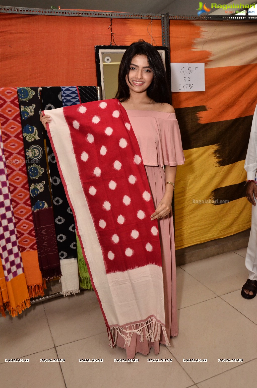 Shirin Kanchawal launches Pochampally IKAT Art Mela at State Art Gallery, Hyderabad
