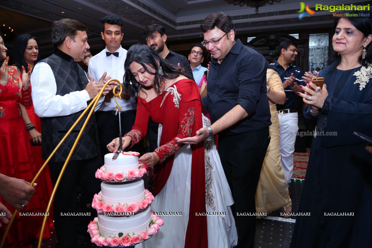 Aakanksha and Uttam 25th Anniversary Celebrations at Taj Krishna, Hyderabad