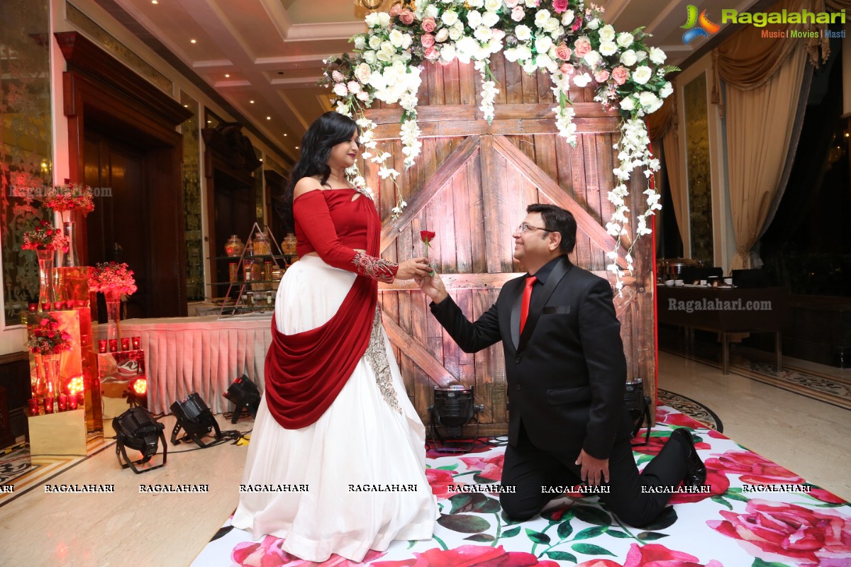 Aakanksha and Uttam 25th Anniversary Celebrations at Taj Krishna, Hyderabad