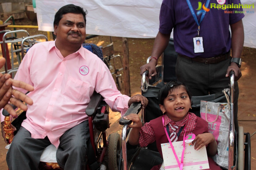 I Inspire by Colors Pinkathon, WOW Foundation (Wonder on Wheels) & Vegesna Foundation