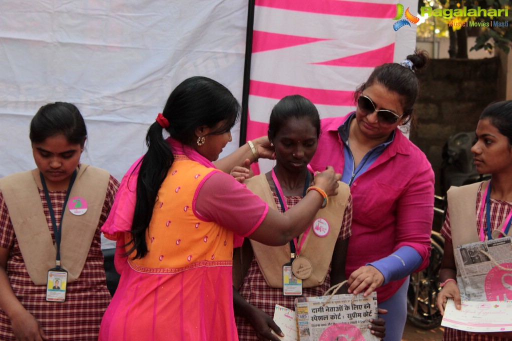 I Inspire by Colors Pinkathon, WOW Foundation (Wonder on Wheels) & Vegesna Foundation