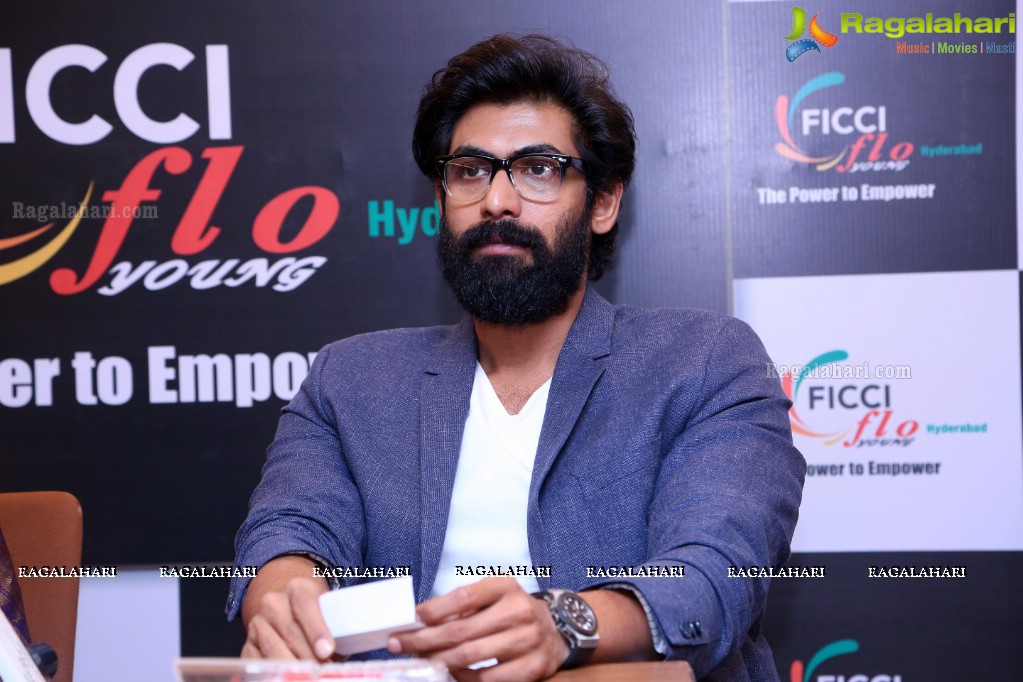 Young FICCI Ladies Organization (YFLO) Press Conference with Rana Daggubati at Hyatt Place