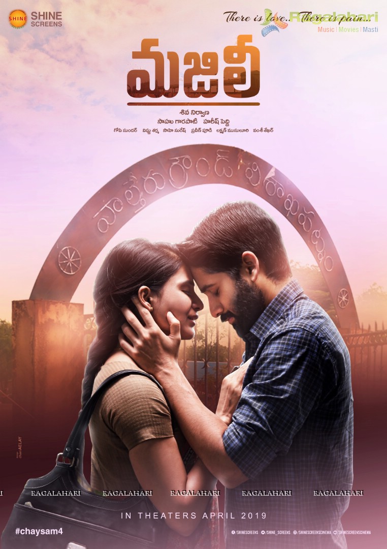 Naga Chaitanya, Samantha's Majili April 5th Release date Poster
