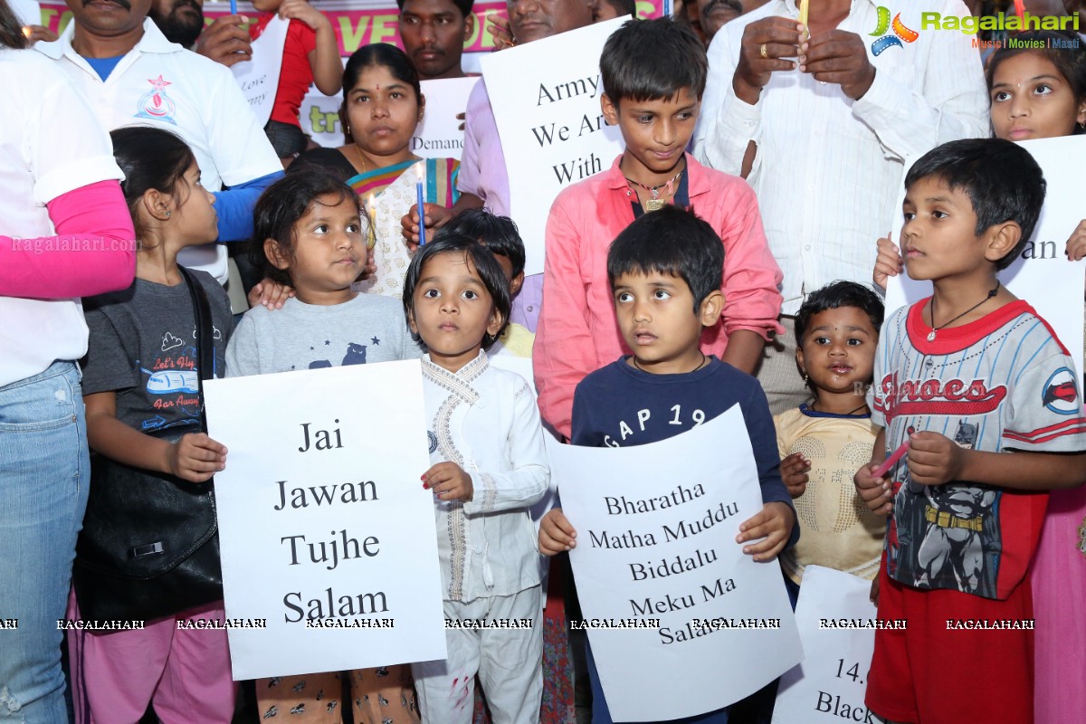 Maadhavi Latha Participates in Candlelight Tribute to Slain CRPF Personnel at KBR Park, Hyderabad