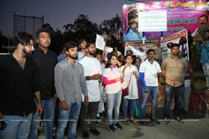 Candlelight Tribute to Slain CRPF Personnel at KBR Park