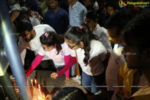 Candlelight Tribute to Slain CRPF Personnel at KBR Park