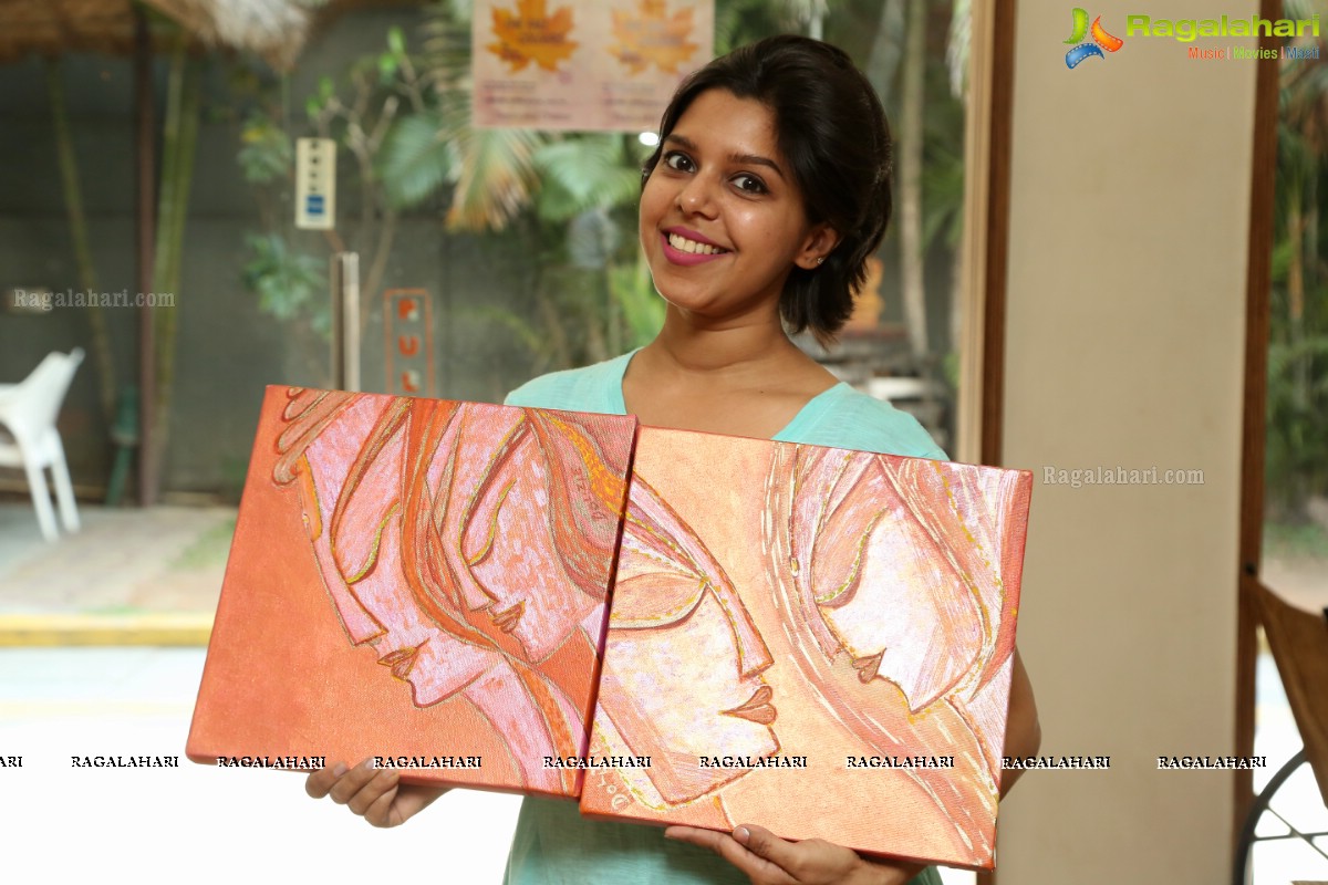 Dollzieart - Solo Art Show Of Dollzie at Beyond Coffee, Jubilee Hills, Hyderabad