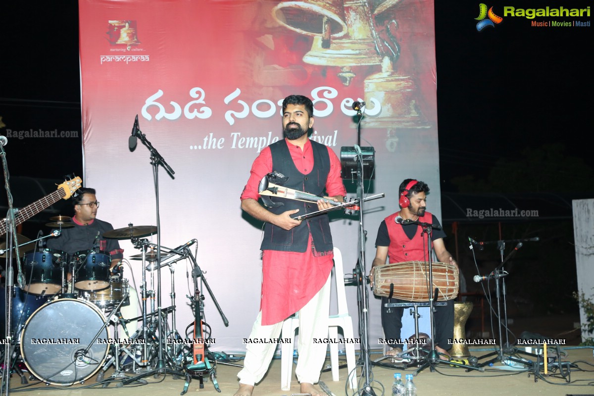 Gudi Sambaralu - Karthik Iyer of Indosoul Performs at Sri Virbhadra Swami Temple