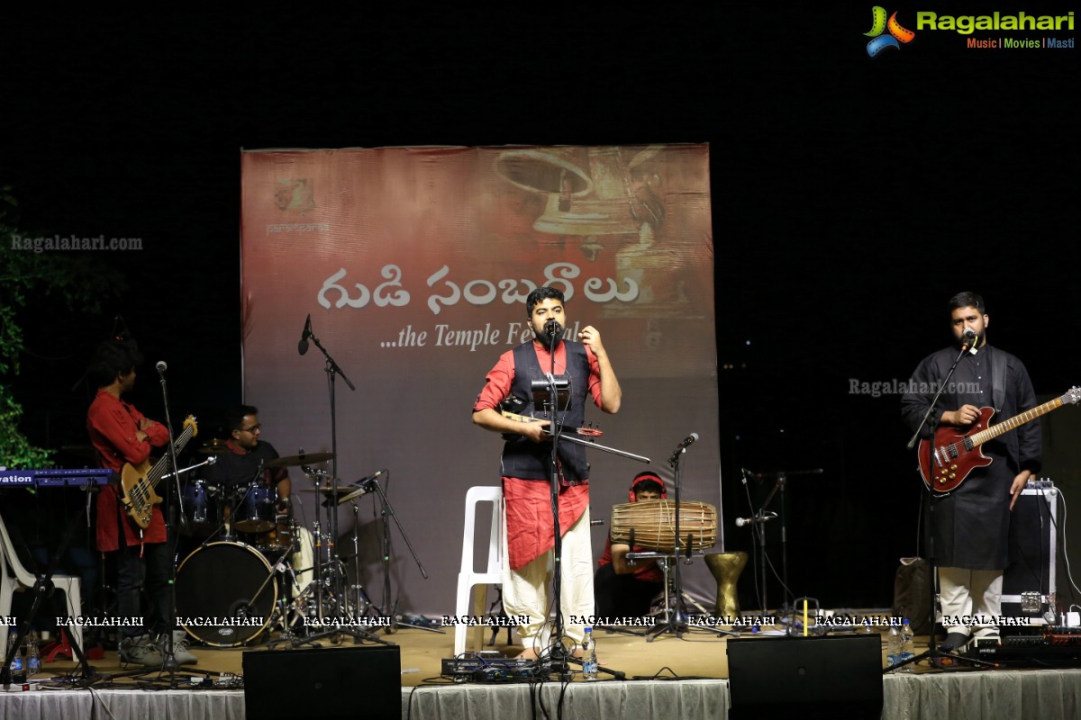 Gudi Sambaralu - Karthik Iyer of Indosoul Performs at Sri Virbhadra Swami Temple