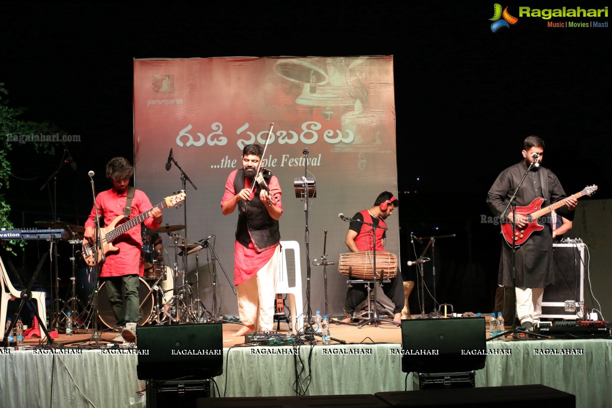 Gudi Sambaralu - Karthik Iyer of Indosoul Performs at Sri Virbhadra Swami Temple