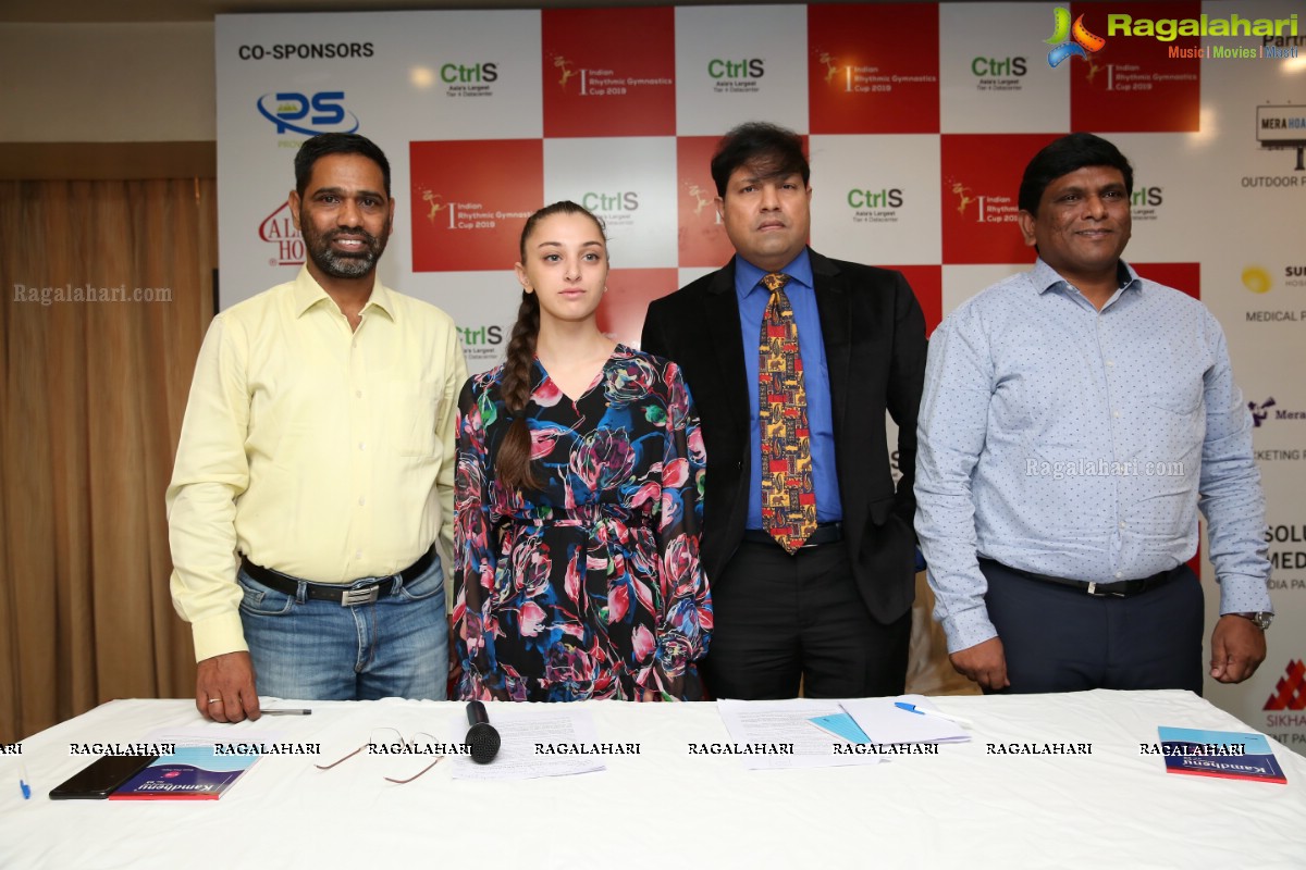 Indian Rhythmic Gymnastics Cup 2019 Press Conference @Hotel NKM’s Grand