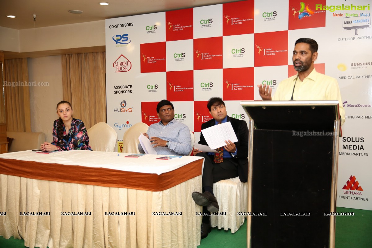 Indian Rhythmic Gymnastics Cup 2019 Press Conference @Hotel NKM’s Grand