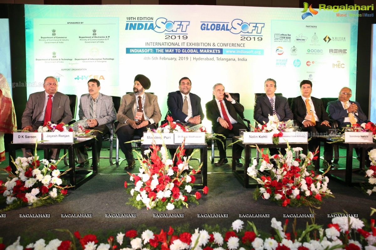 India’s Biggest IT Export Exhibition - IndiaSoft & GlobalSoft 2019 Inaugural Ceremony at HICC, Madhapur