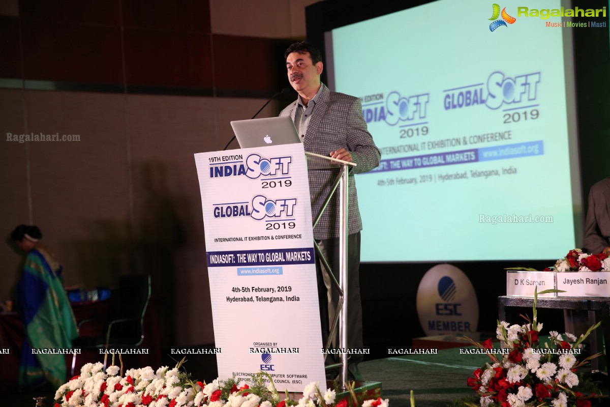 India’s Biggest IT Export Exhibition - IndiaSoft & GlobalSoft 2019 Inaugural Ceremony at HICC, Madhapur