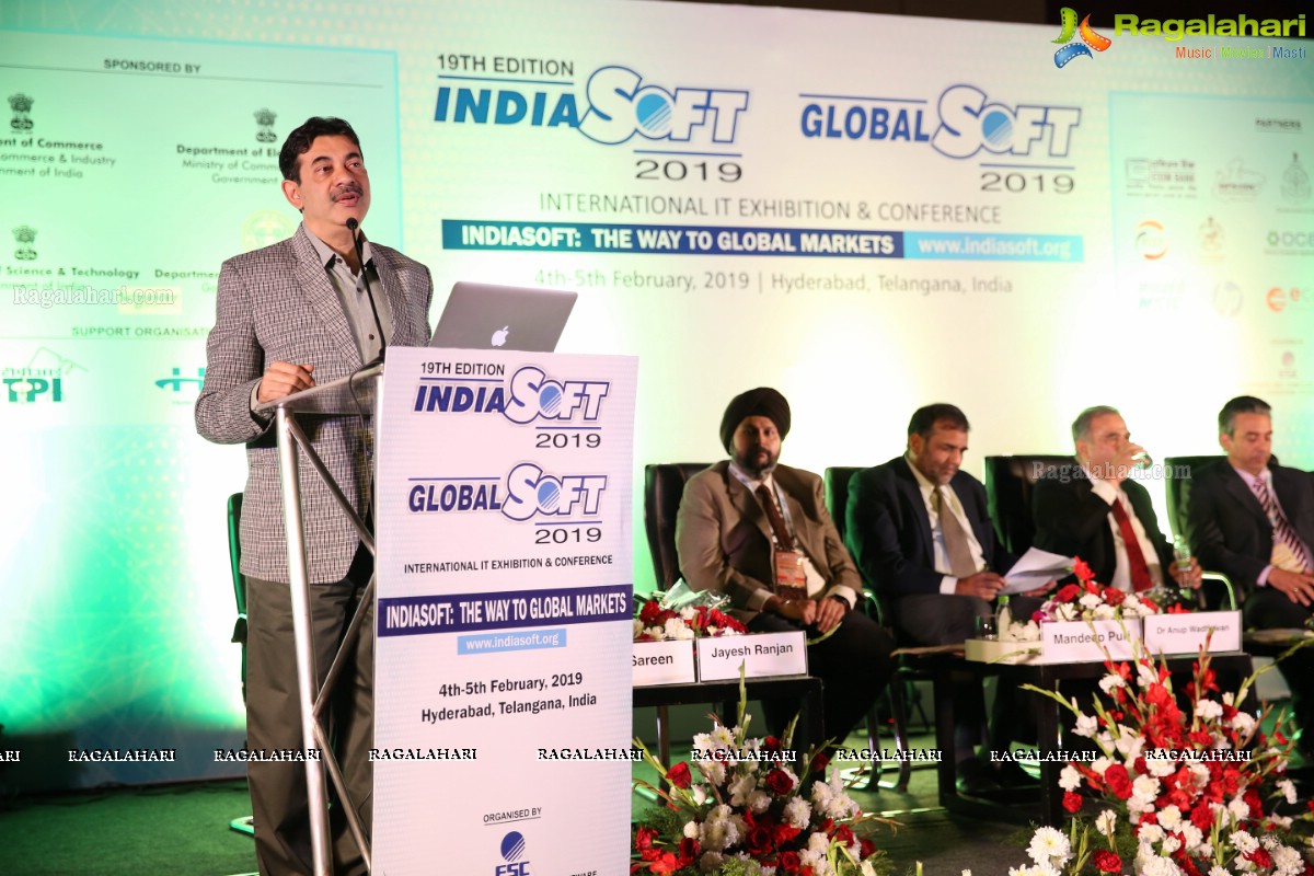 India’s Biggest IT Export Exhibition - IndiaSoft & GlobalSoft 2019 Inaugural Ceremony at HICC, Madhapur