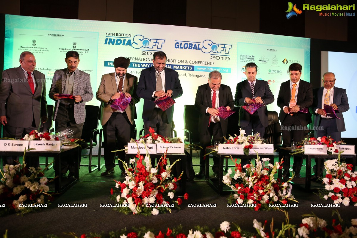 India’s Biggest IT Export Exhibition - IndiaSoft & GlobalSoft 2019 Inaugural Ceremony at HICC, Madhapur