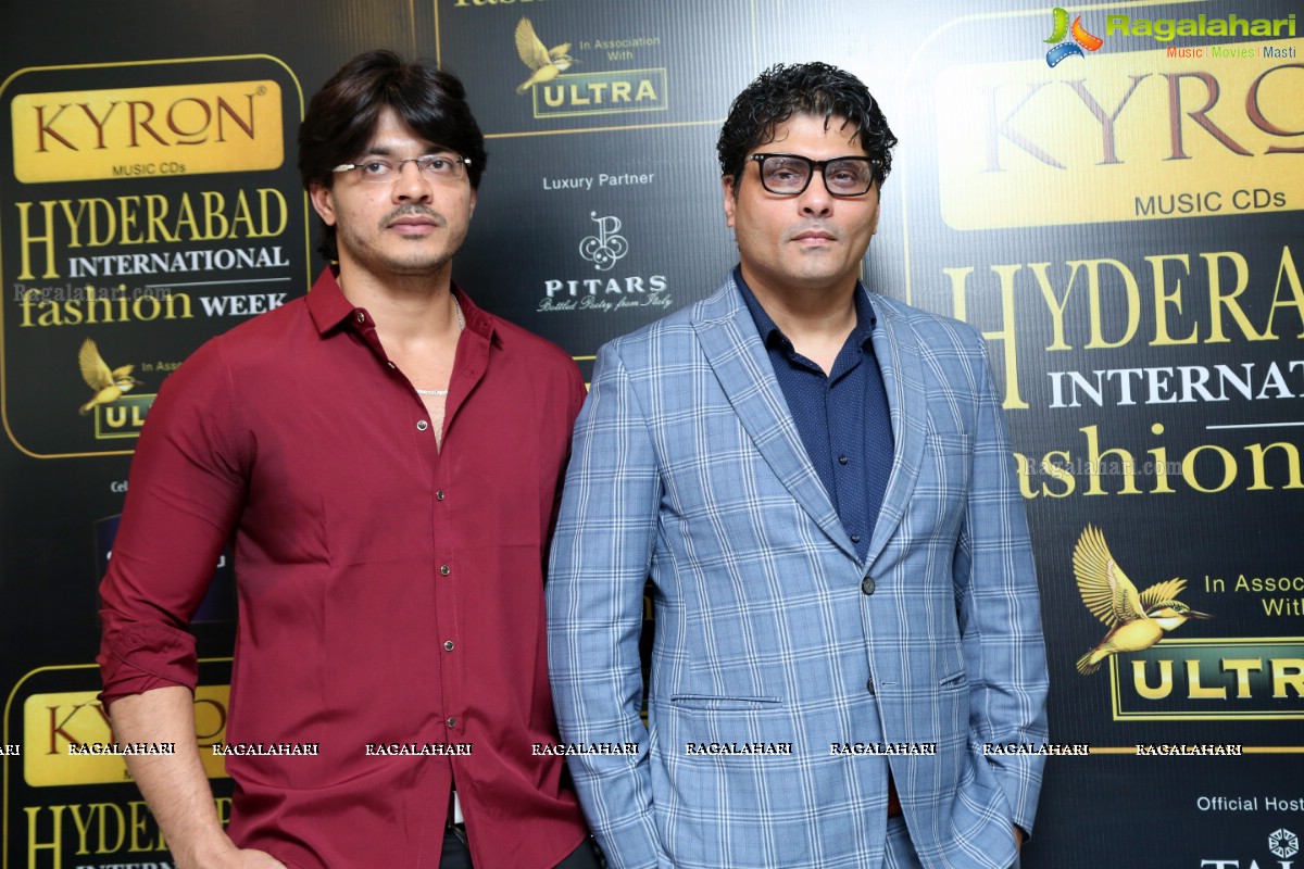 Kyron Hyderabad Internation Fashion Week Press Meet at Taj Banjara