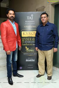 Kyron Hyderabad Internation Fashion Week Logo Launch